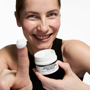 Model with BioActive Moisturiser on her finger