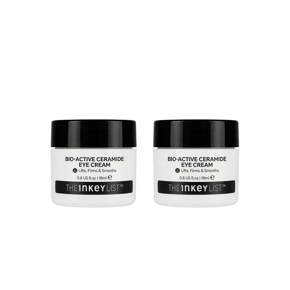 Ceramide Eye Cream Duo | Bio-Active | Firms Eye Area | INKEY