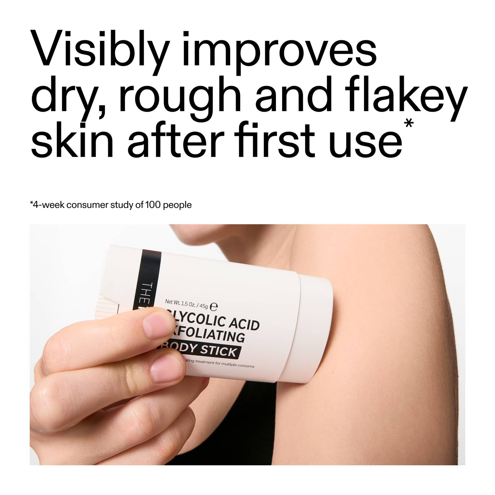 Key claim from clinical study of Glycolic Body Stick