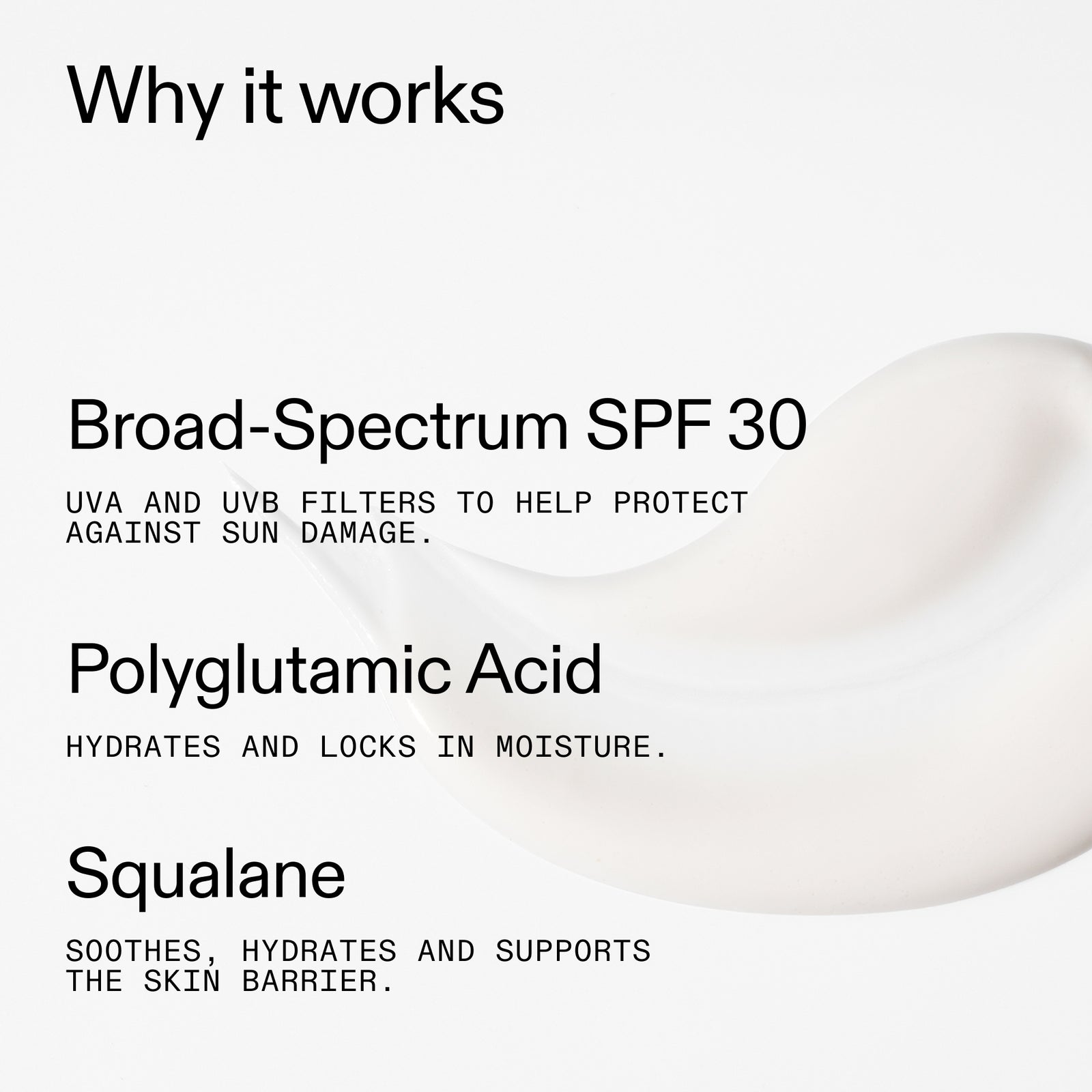 Ingredients in Dewy Sunscreen SPF 30