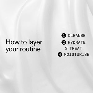 How to cleanse 1. cleanse 2. hydrate 3. treat 4. moisturize
