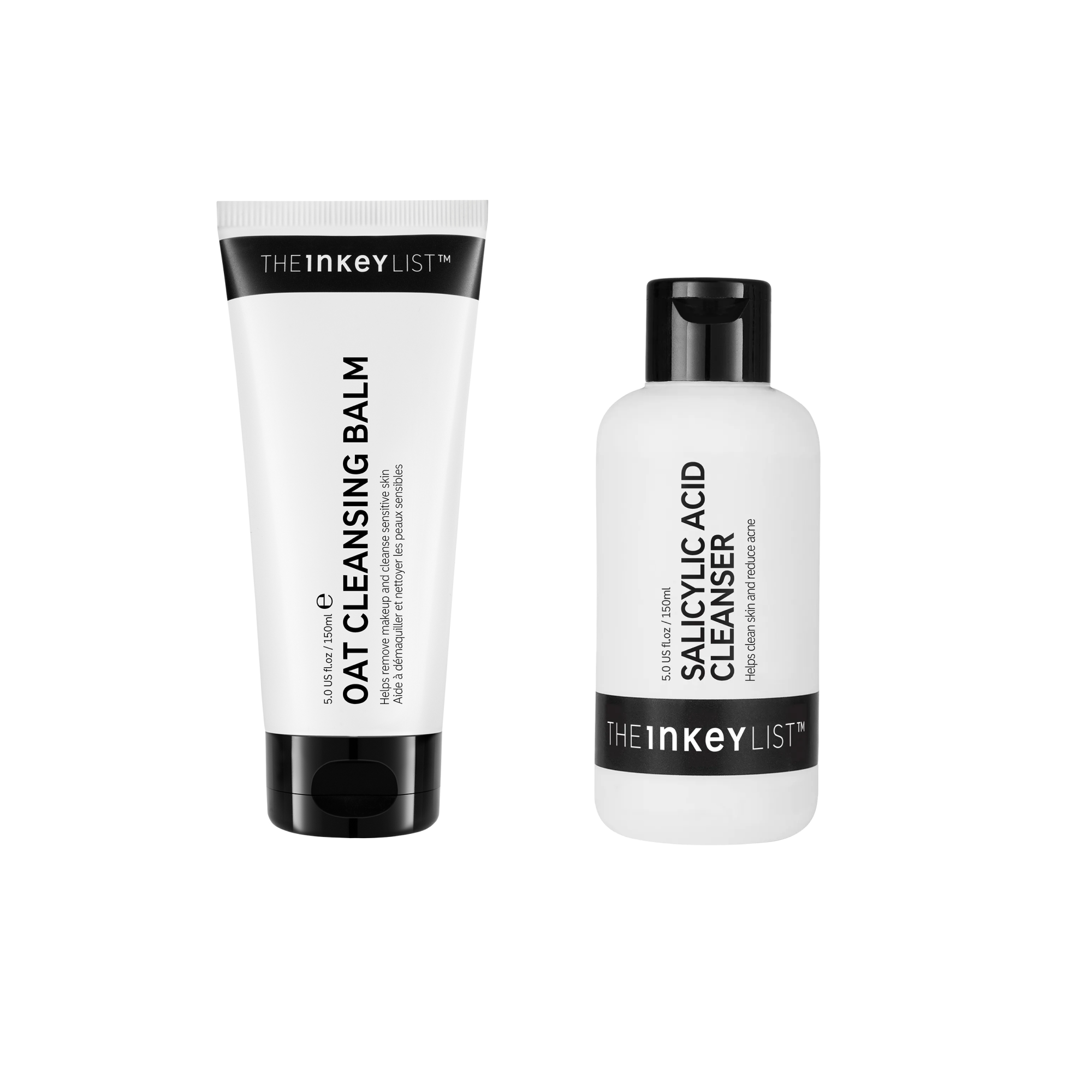 Acne Double Cleanse Duo | Oat Balm + Salicylic Acid Cleanser