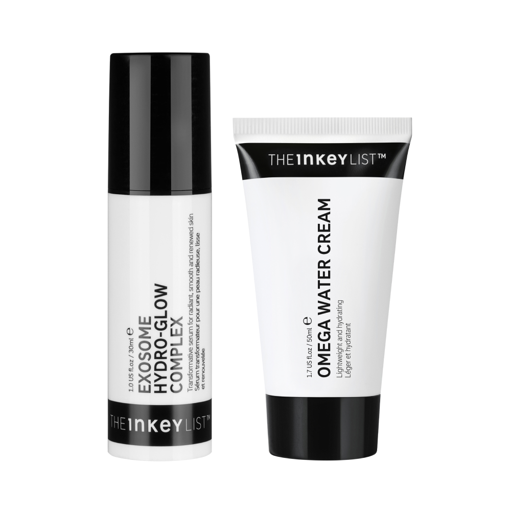 Exosome Glow Serum + Omega Cream Duo | Deep Hydration | The INKEY List