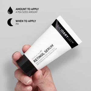 Retinol Serum: Apply pea sized amount in the PM