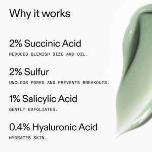 Ingredients in Succinic Acid Acne Treatment