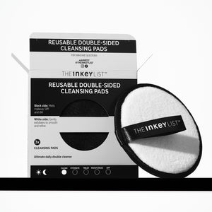 Reusable Double-sided Cleansing Pads next to box