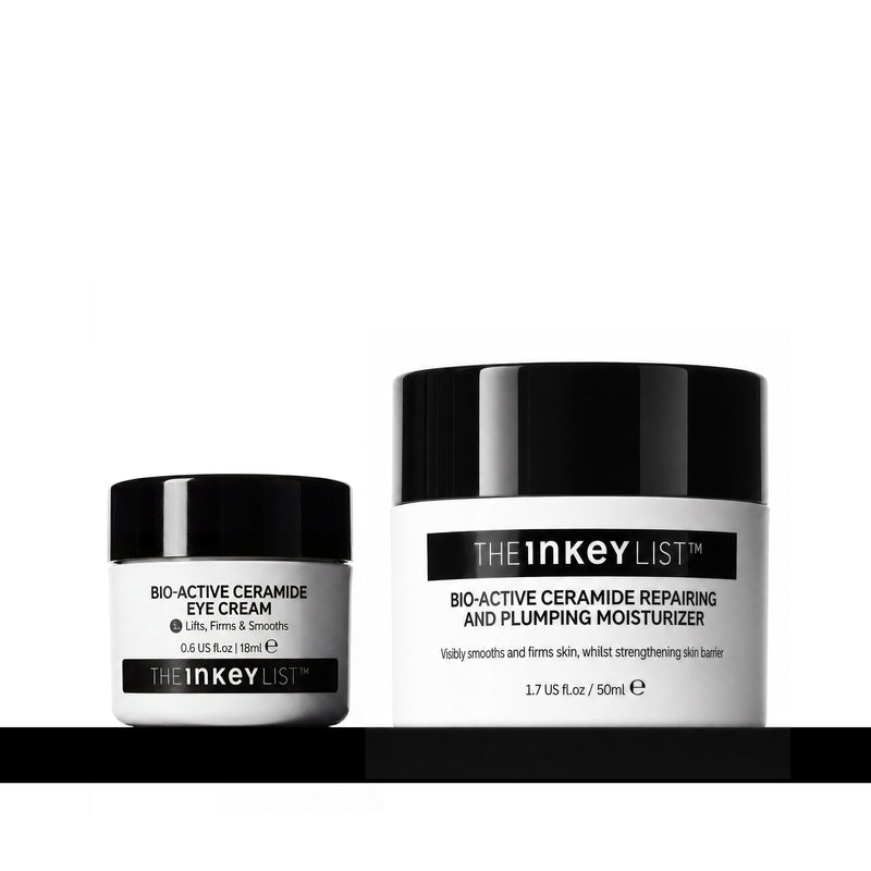 Bio active eye and moisturiser pots