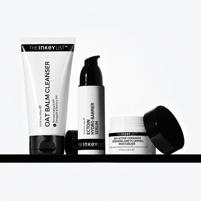 oat cleanser, ectoin and bio active cream