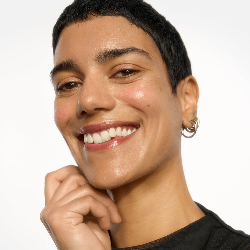 woman smiling at the camera