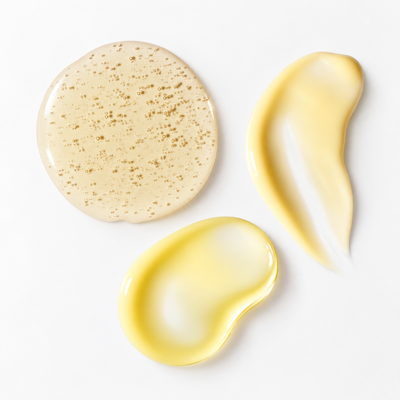collection of 3 yellow serums