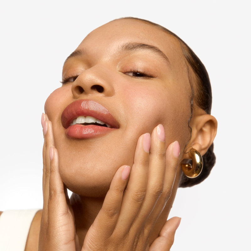 woman with plump skin