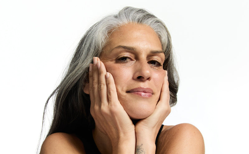 woman looking into the camera