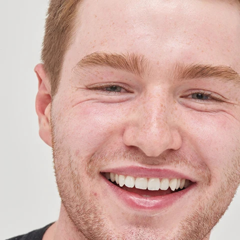 man smiling
