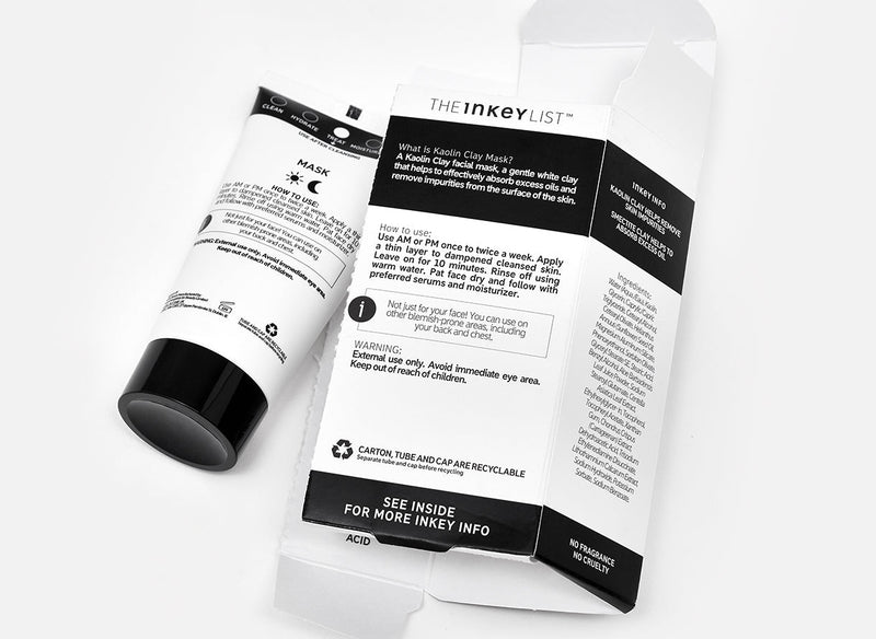 Bottle and carton of an INKEY product