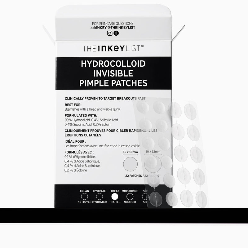 Hydrocolloid pimple patches