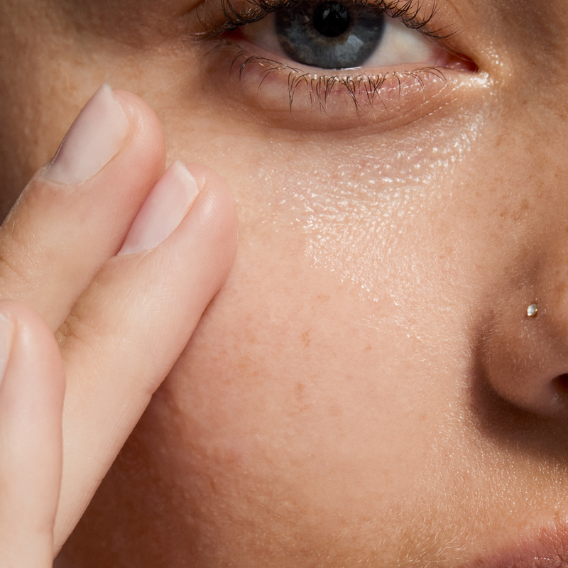 Close up of woman's face