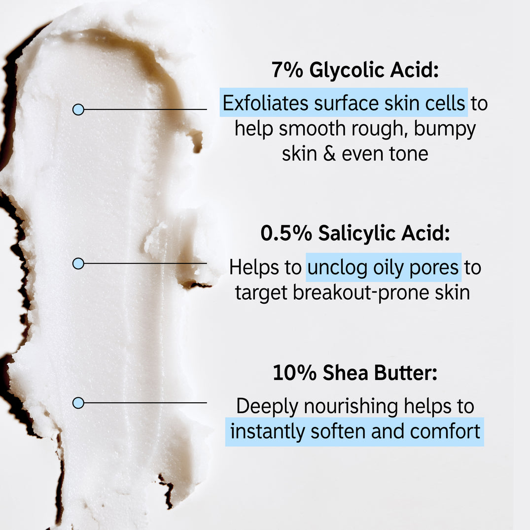 Glycolic Acid Exfoliating Body Stick The INKEY List