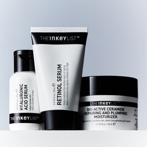 The Fine Lines & Wrinkles Trio products on a shelf
