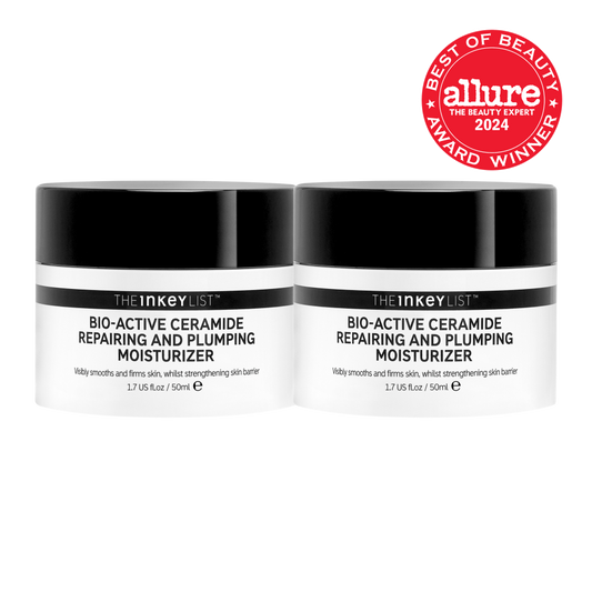 2x Bio-Active Ceramide Moisturisers with allure 2024 award badge 