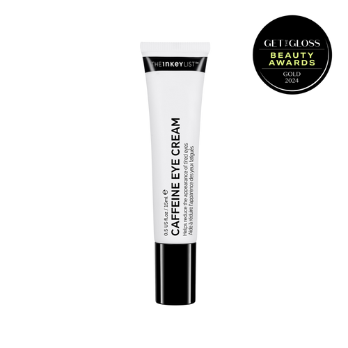 Caffeine Eye Cream pack shot with get the gloss award