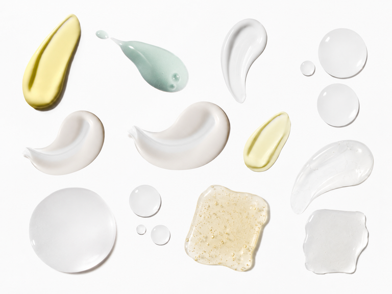 Collection of inkey product droplets
