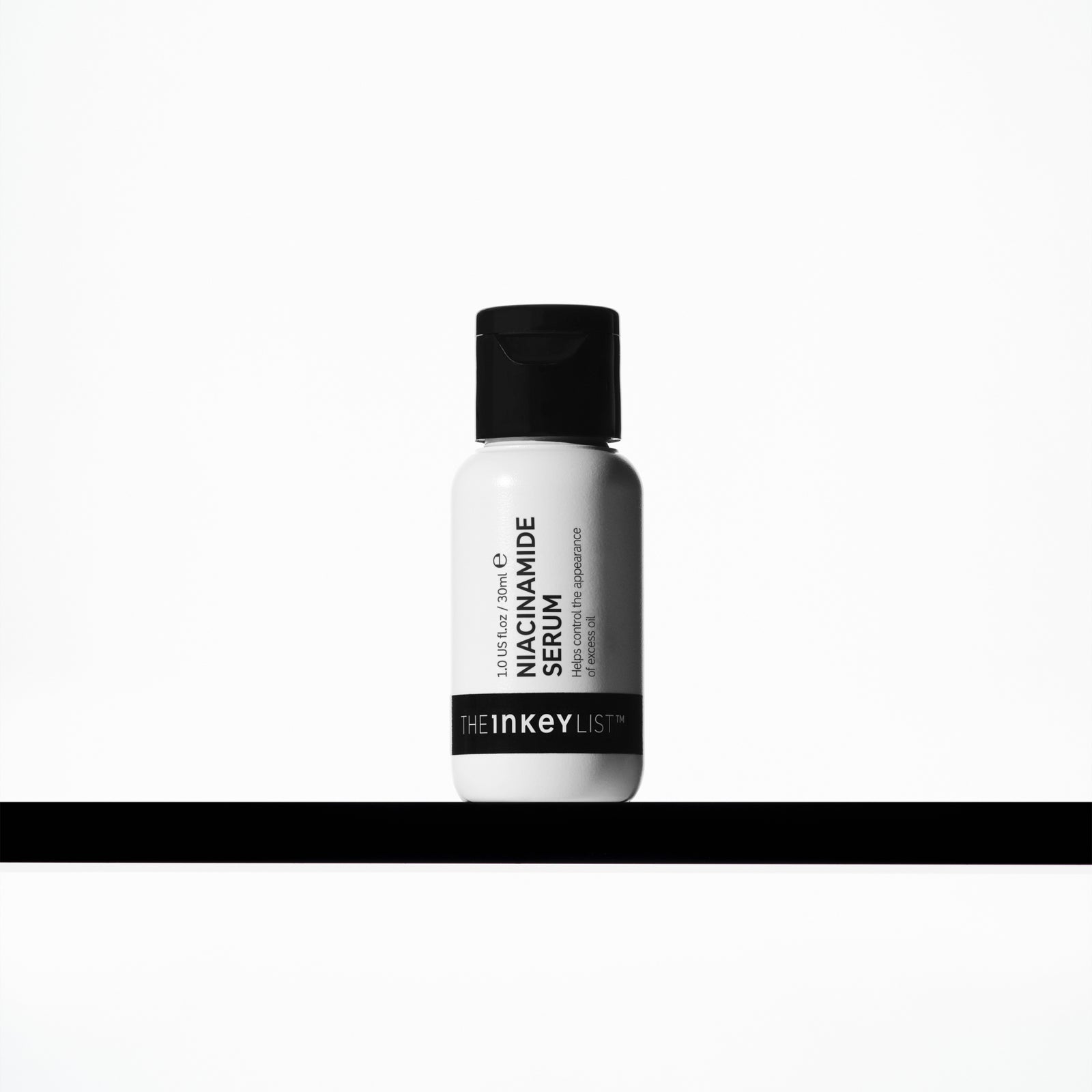 Niacinamide Serum bottle on a shelf