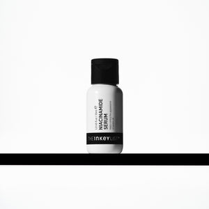 Niacinamide Serum bottle on a shelf