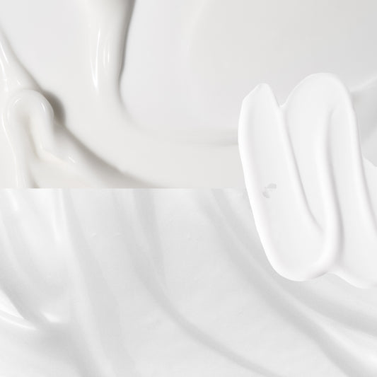 Close-up of white fabric with a soft texture
