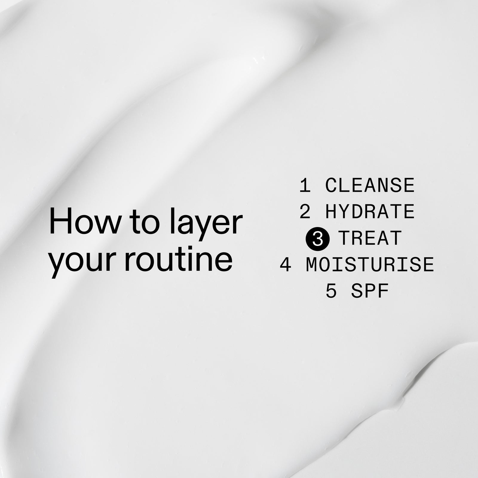 How to layer: use as treat step 
