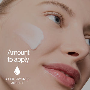 Amount to apply: Blueberry-sized amount