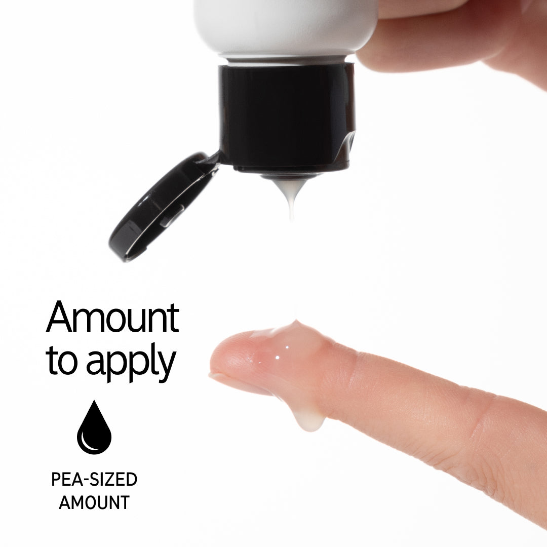 Amount to apply: Pea-sized amount