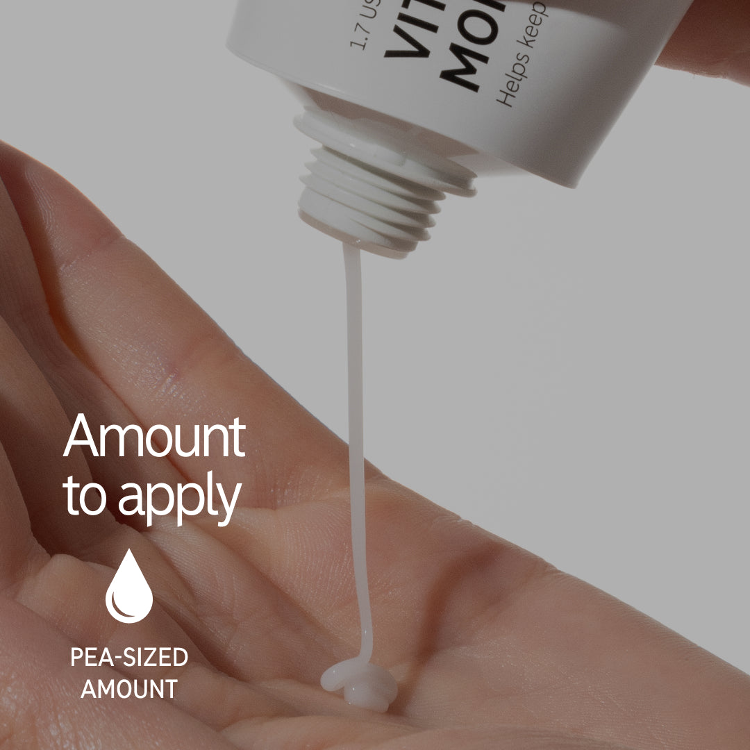 Amount to apply: Pea-sized amount