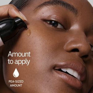 Amount to apply: pea-sized amount