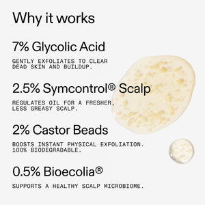 Ingredienrs in Glycolic Acid Exfoliating Scalp Scrub