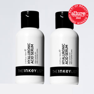 Hyaluronic Acid Serum  duo hero shot with allure 2022 winner badge