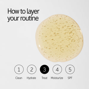 How to layer 15% Vitamin C + EGF Serum in your routine: Step 3, treat