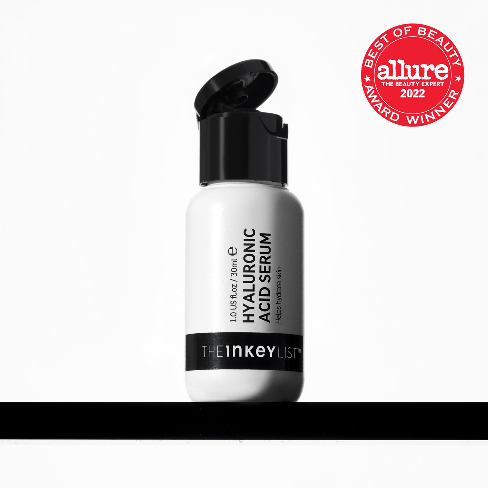 Hyaluronic Acid Serum with 2022 Allure award winner badge