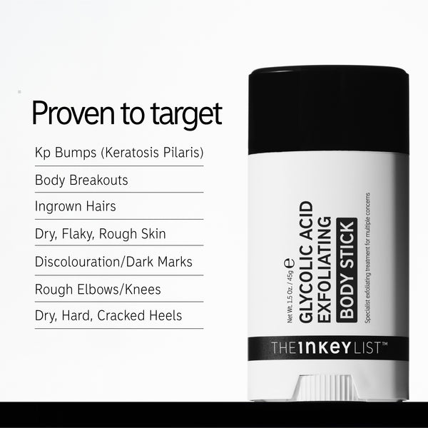 Glycolic Acid Exfoliating Body Stick The INKEY List USA