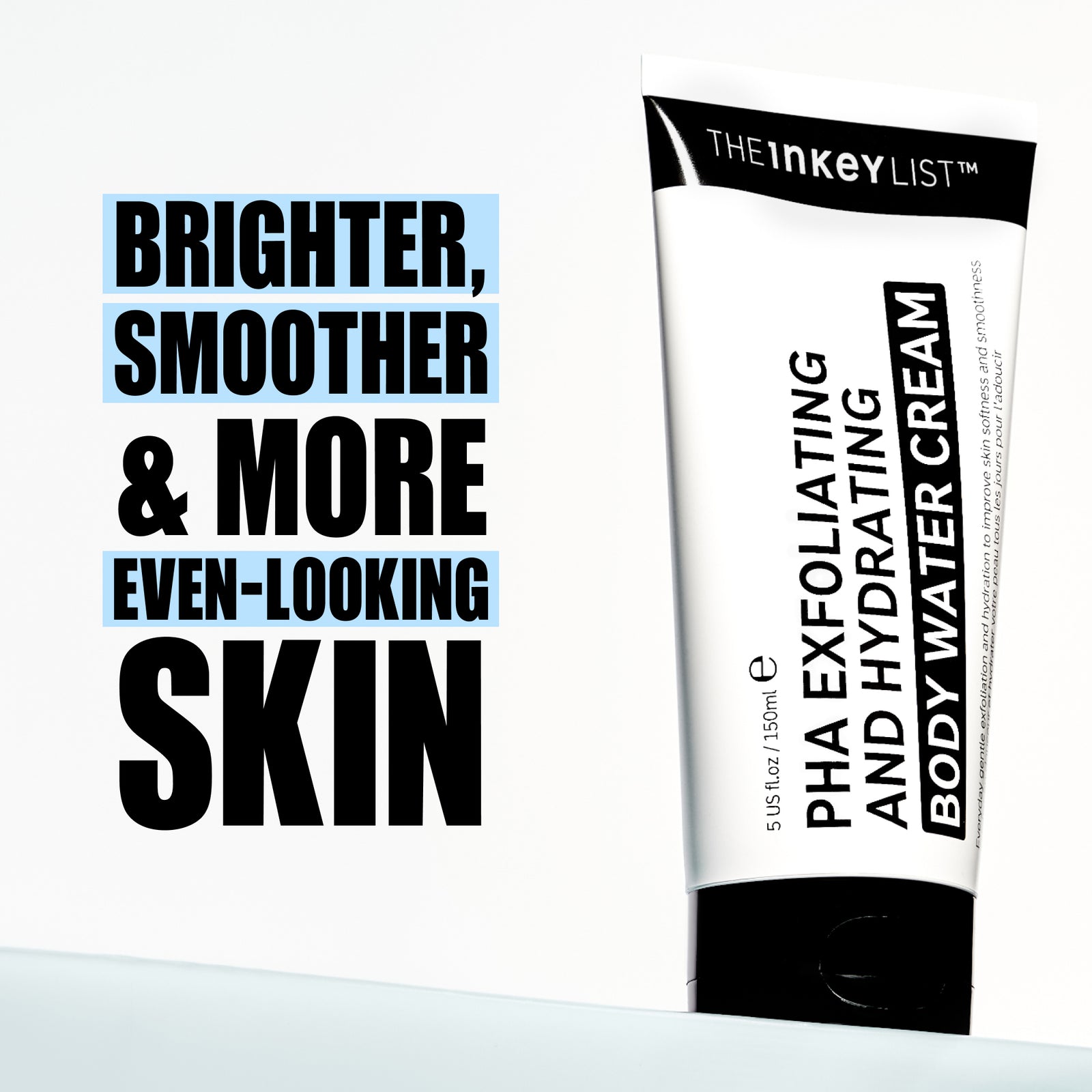 The Inkey List PHA Exfoliating and Hydrating Body Water Cream