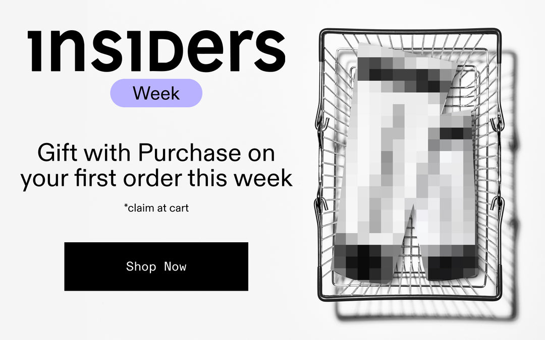 Promotional graphic for 'Insiders Week' with a shopping cart graphic and text on a white background.