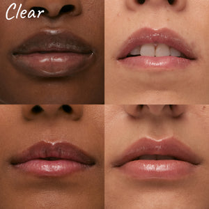 Clear tripeptide lip on models