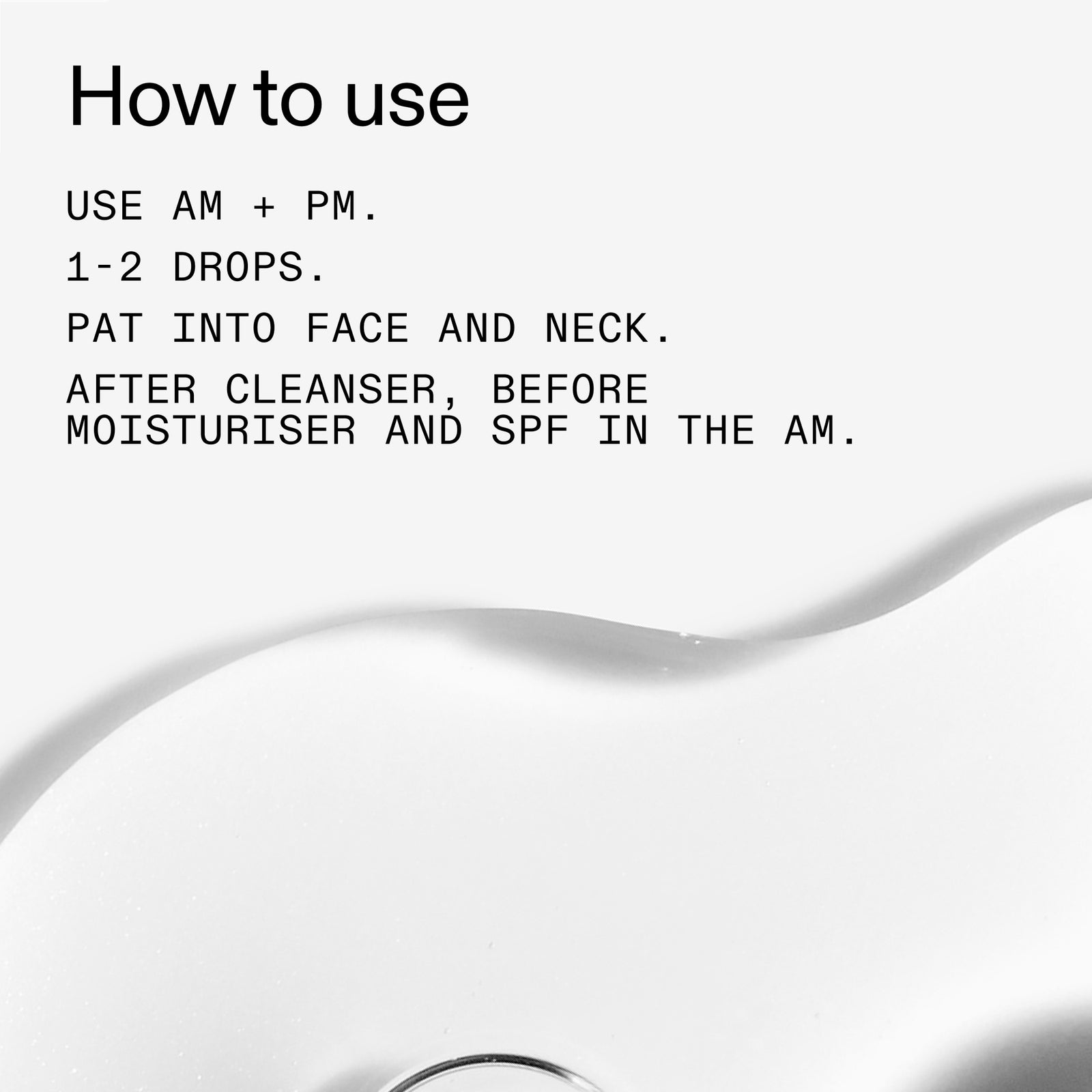 Instructions for using a sPHA Toner with a white background
