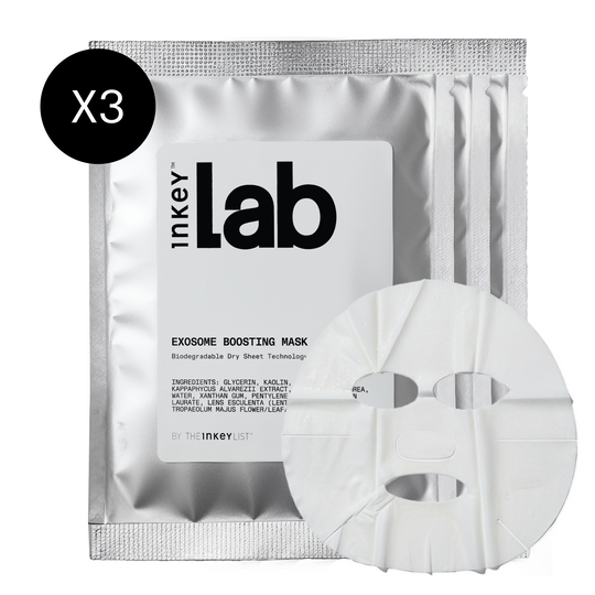Exosome Boosting Dry Sheet Masks - Pack of 3
