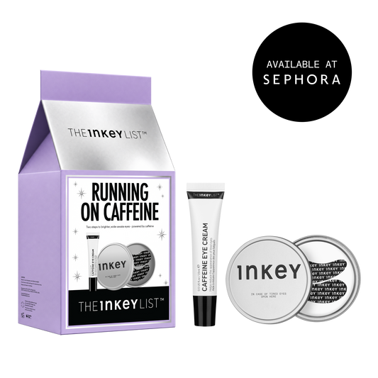 Running on Caffeine - Caffeine Eye Cream & Reusable Eye Patches Set