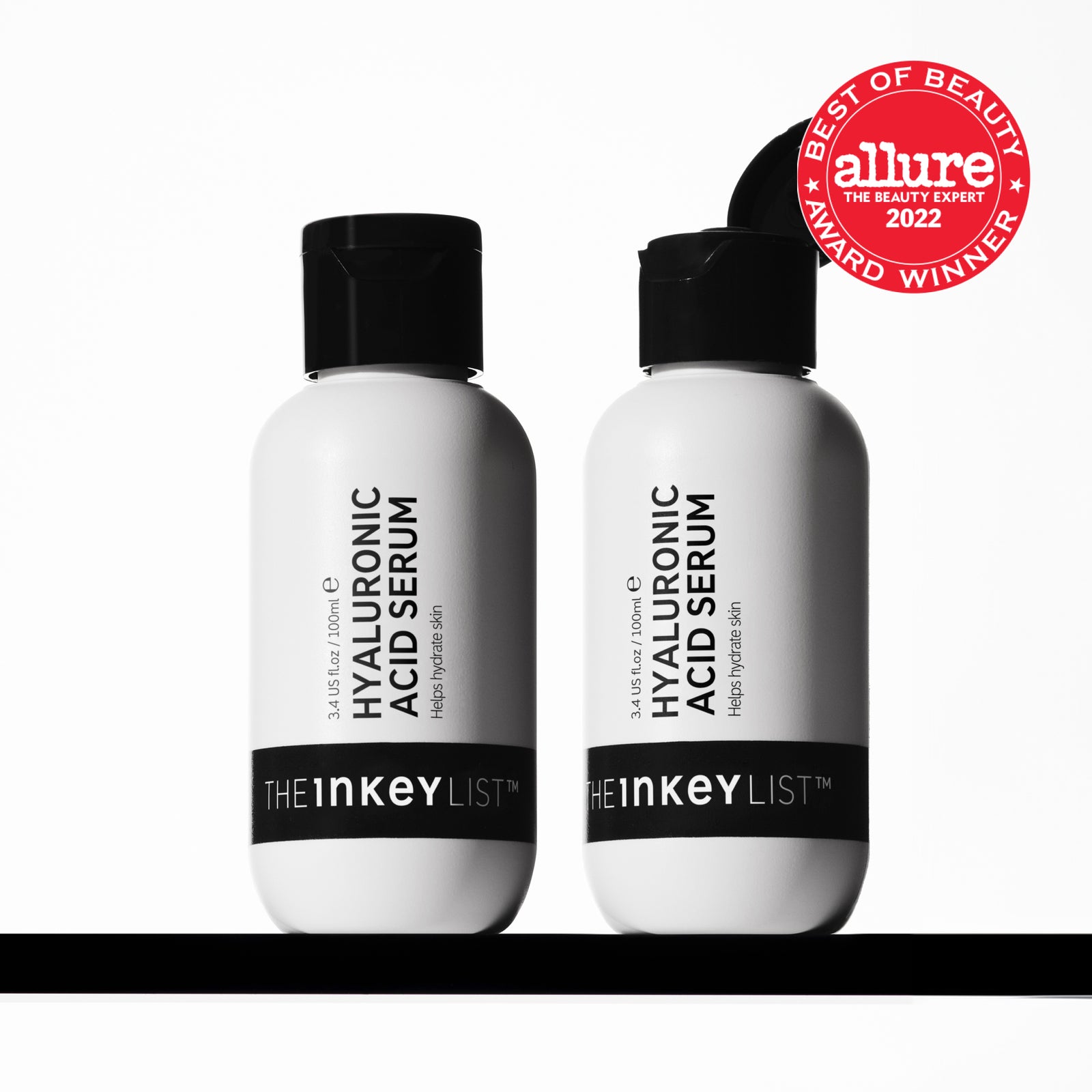 Supersize Hyaluronic Acid Serum 100ml Duo on a shelf