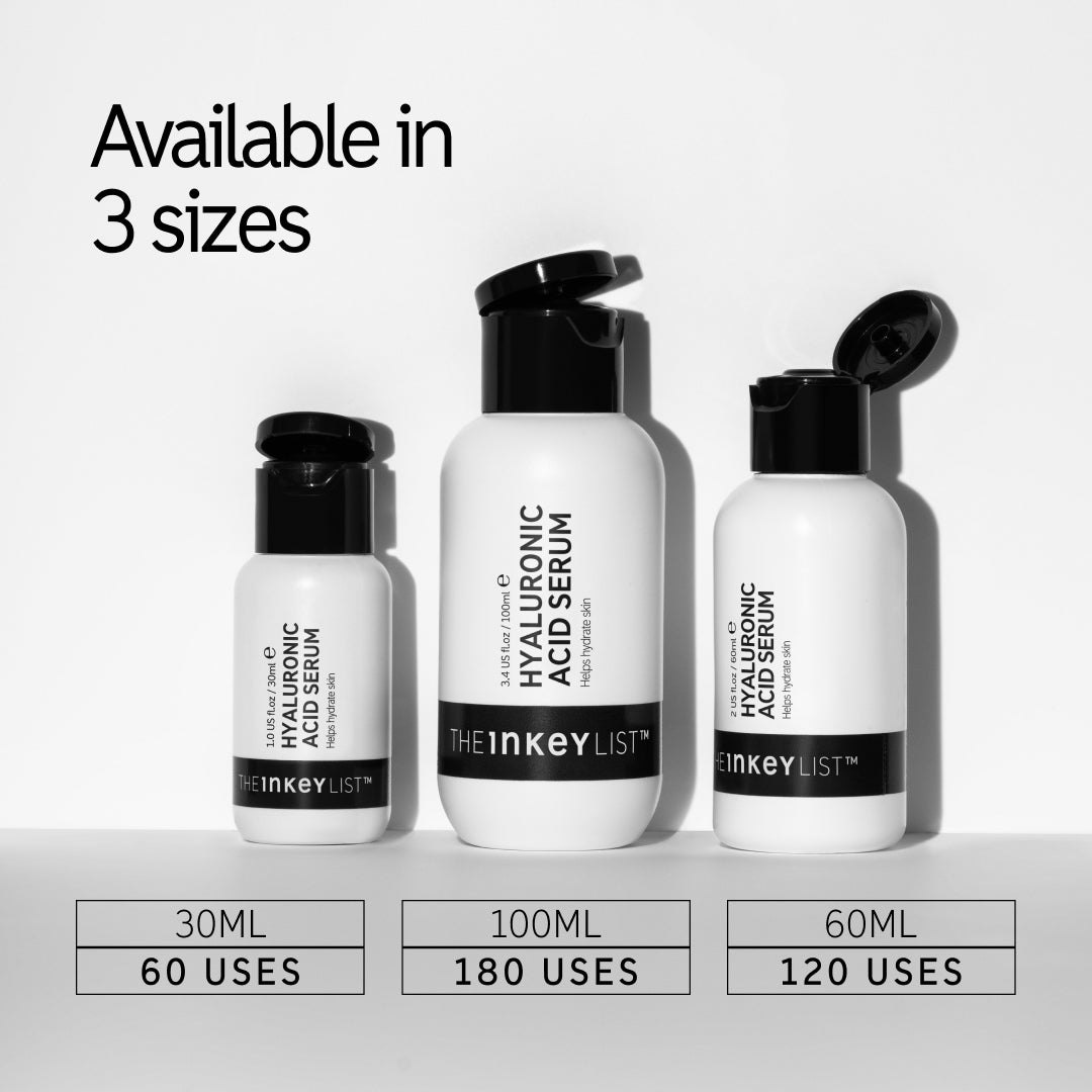 Available in 3 sizes: 30ml, 100ml and 60ml