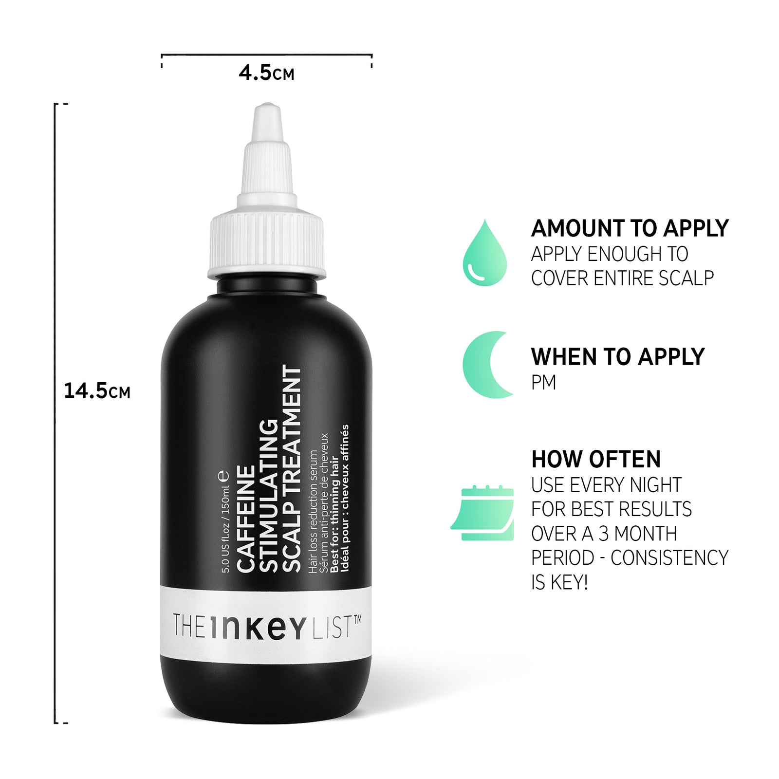 vloeiend los van aanvaarden Caffeine Stimulating Scalp Treatment | The INKEY List