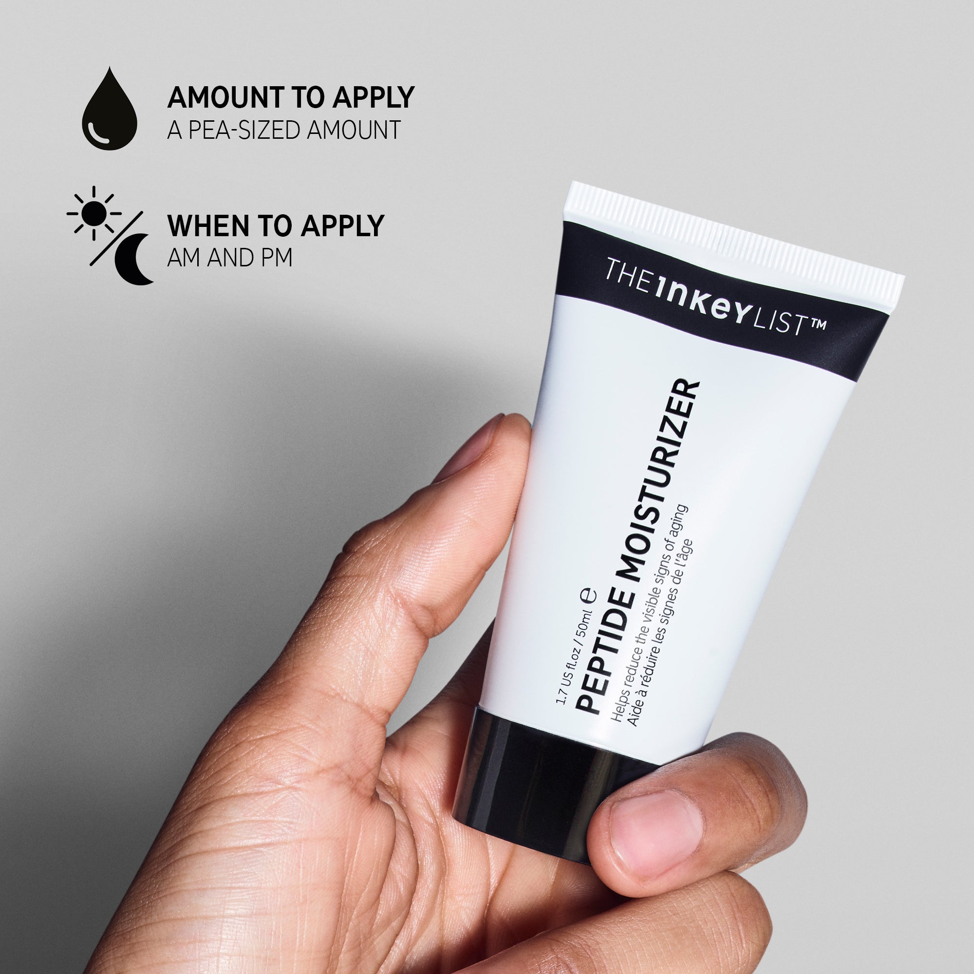 The INKEY List Peptide Moisturiser 50ml